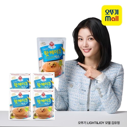 오뚜기 LIGHT&JOY 당을줄인 핫케이크믹스 800g (4개)_이미지