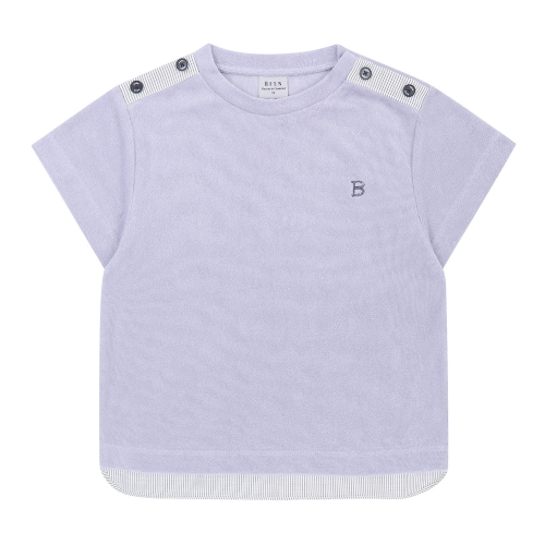 빈 판교12 BZ33TS04VI 바이올렛 테리 반오픈 티셔츠