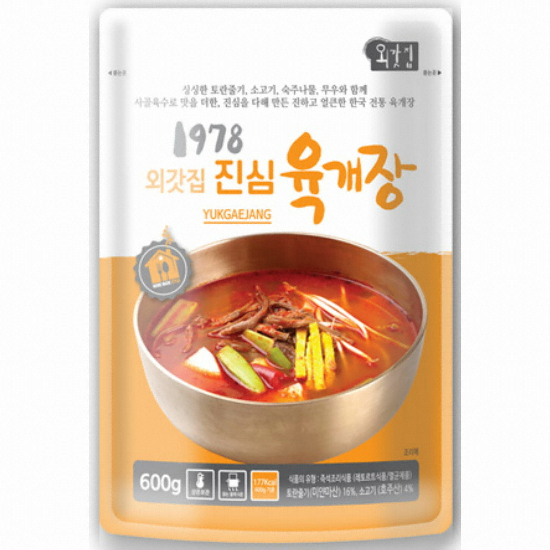 외갓집 1978 진심 육개장 600g (5개)