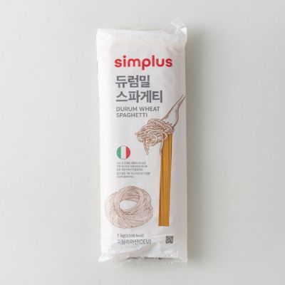 홈플러스 듀럼밀 스파게티 1kg (1개)_이미지