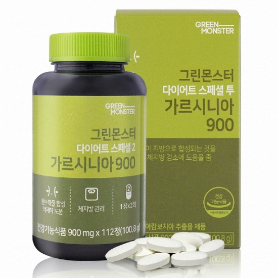 한미양행 그린몬스터 다이어트 스페셜2 가르시니아 900 112정 (4개)_이미지