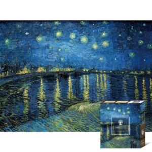 1000피스 목재 퍼즐 론강의 별이 빚나는 밤에 PW1007퍼즐 직소퍼즐 취미 취미퍼즐 그림퍼즐 100