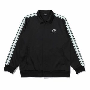 말본골프 져지 카라집업 트랙 자켓 M4121PJK09BLK_이미지