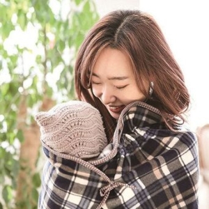 나와니스 보온담요 숄겸용 아기담요 아기덮개 포대기덮개