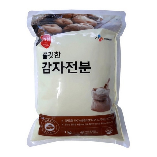 이츠웰 쫄깃한 감자전분 1kg이미지입니다. 누르면 해당 게시물로 새창이동합니다.