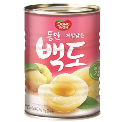 동원F&B 제철담은 백도 400g (2개)_이미지