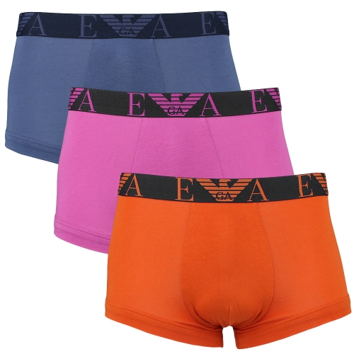 엠포리오 아르마니 스트레치 코튼 로고 3PACK 트렁크 언더웨어 111357 2R715 21320