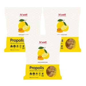 하이웰 프로폴리스 마누카꿀 사탕 레몬맛 500g (3개)_이미지