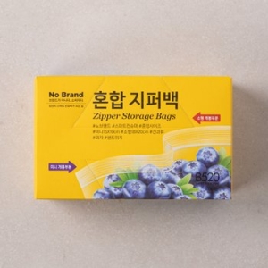 노브랜드 혼합지퍼백(미니+소형) 160매