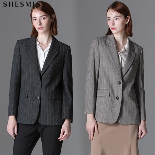 쉬즈미스 고감도 헤링본 테일러드 울재킷_이미지