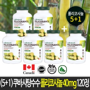CBI Natural 폴리코사놀 40mg 120캡슐 (6개)