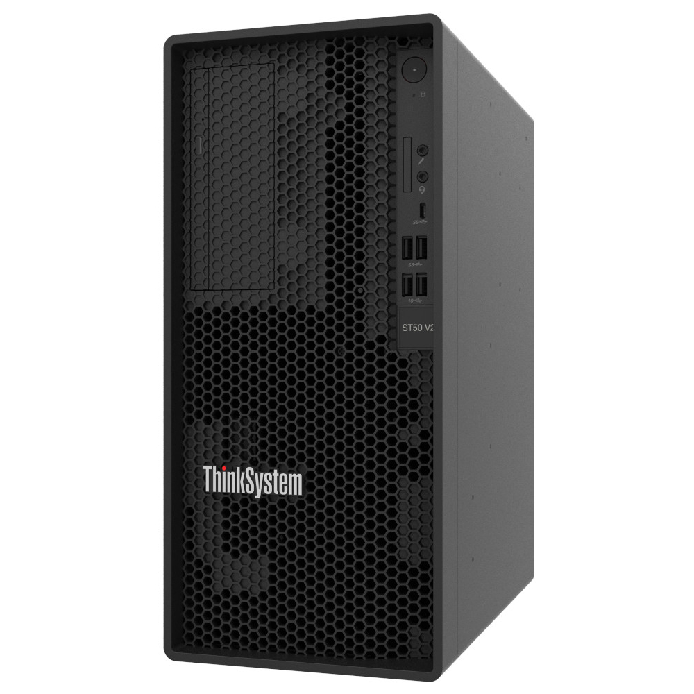 레노버 ThinkSystem ST50 V2 E-2324G Win2022 (64GB, SSD 1TB + HDD 1TB)
