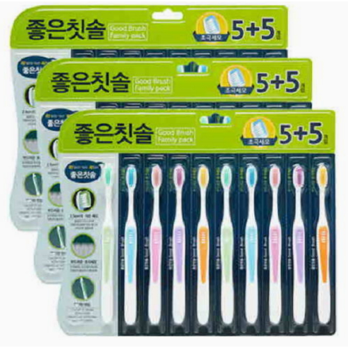 바른생활 좋은칫솔 초극세모 (30개)_이미지