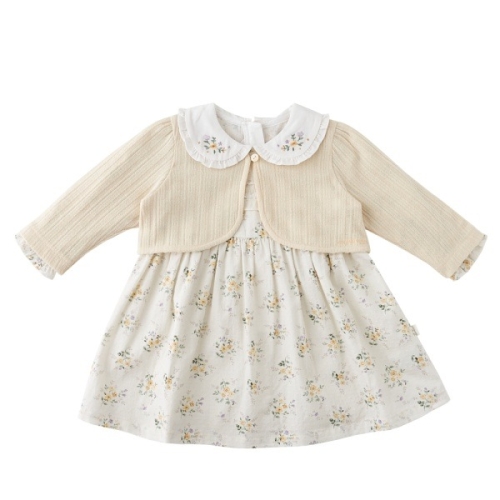 조카선물,백일/, YE 로맨틱플라워가디건원피스SET 34112-400-02