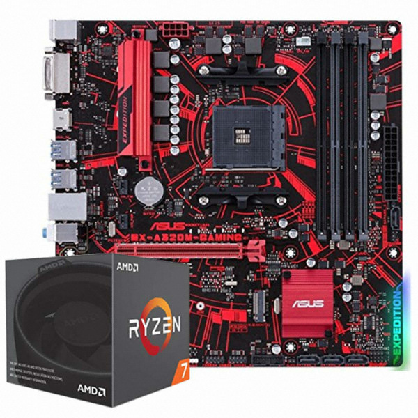 AMD 라이젠7-2세대 2700 + A320 패키지 (병행수입 박스)