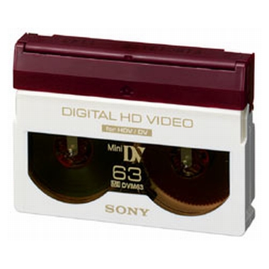 SONY MiniDV 6mm DVM63HD 63분 DV테이프 (3개)_이미지
