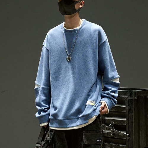 데일리룩 세븐스타 NW0926 남자 겨울 가을 봄 고퀄 면 코튼 티셔츠 맨트맨 이너 코디 패션 보온 소프트 캐주얼 그레이 2XL_이미지