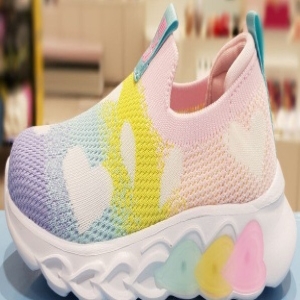 에스마켓 패플 편집샵 에스마켓 경량 키즈 LED슈즈 WAVE LIGHT BB5KD1WAV1_BYP_BP