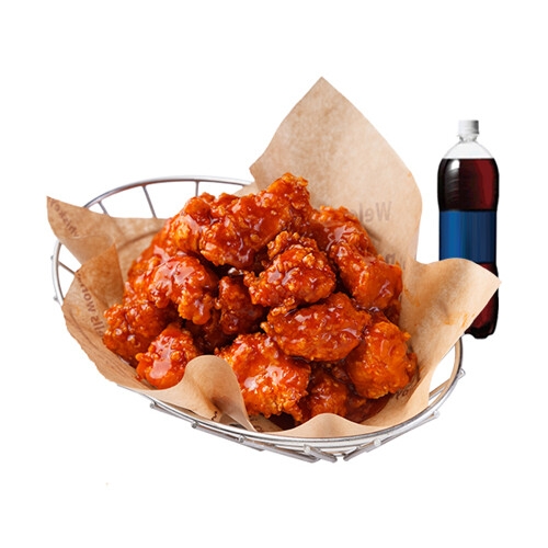 치킨마루 치킨마루 순살양념치킨 + 콜라 500ml_이미지