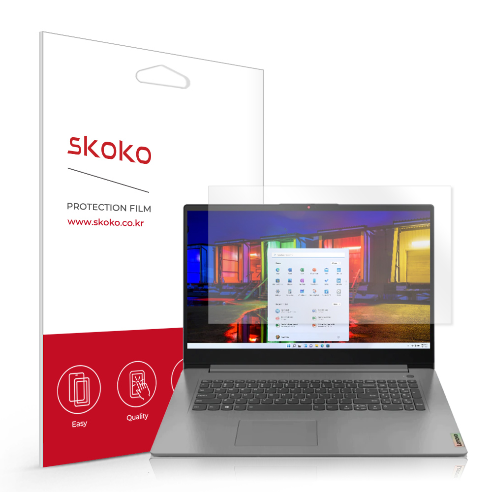 스코코 레노버 아이디어패드 Slim3 17ALC 올레포빅 액정보호필름_이미지