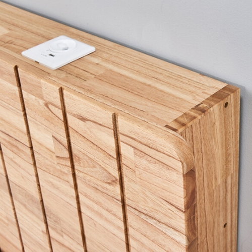 인우드 글로디 마리 패브릭 LED침대 LK (매트별도)_이미지