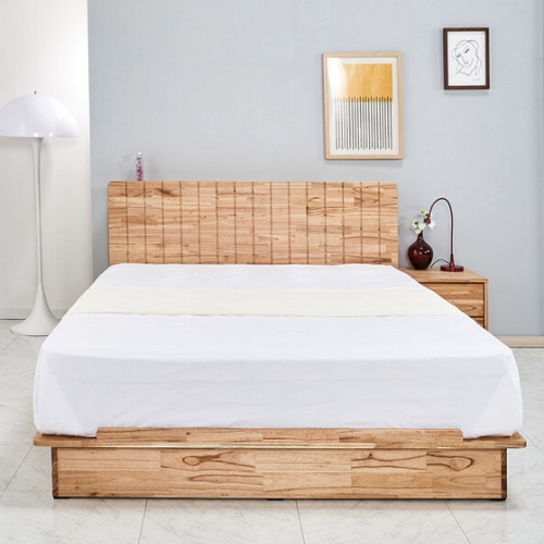 인우드 글로디 마리 패브릭 LED침대 LK (매트별도)_이미지