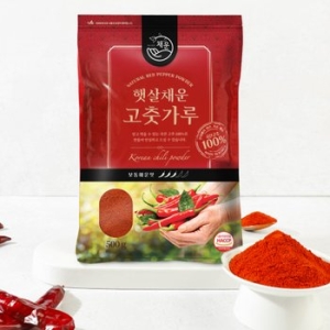 채운영농조합 햇살채운 고춧가루 고추장용 보통매운맛 500g (2개)_이미지