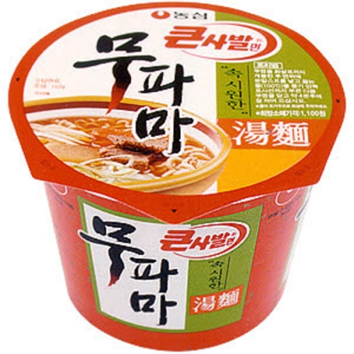 농심 무파마 탕면 큰사발면 112g