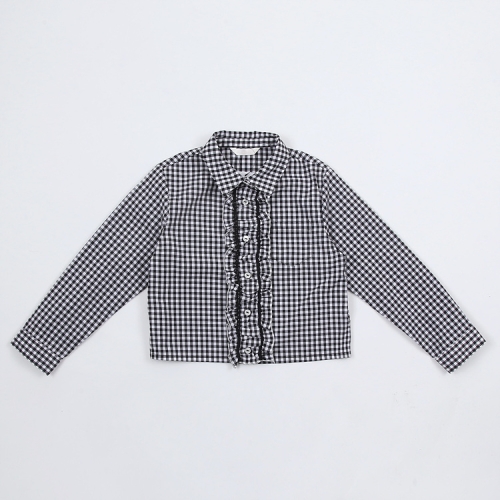 프릴 크롭 셔츠 RGBW2411P