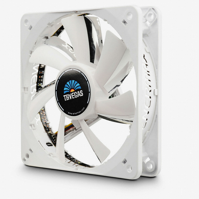T.B.VEGAS SINGLE WHITE 120mm FAN UCTVS12P-W