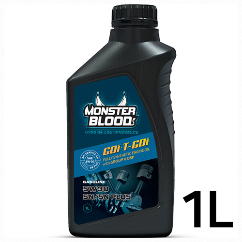 스마트온커뮤니케이션 몬스터블러드 GDi T-GDi SN PLUS 5W30 1L