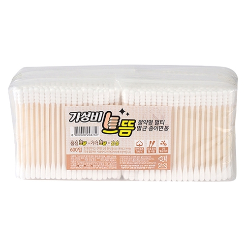 거경 가성비 으뜸 멸균 종이면봉 100p