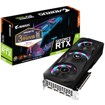 GIGABYTE AORUS 지포스 <b>RTX</b> <b>3060</b> ELITE D6 12GB 피씨디렉트