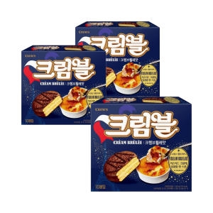 크라운제과 크림블 크렘브륄레맛 320g (3개)_이미지