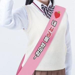  빅애플 학교폭력 예방 사과데이 어깨띠 6개 1set 1114809