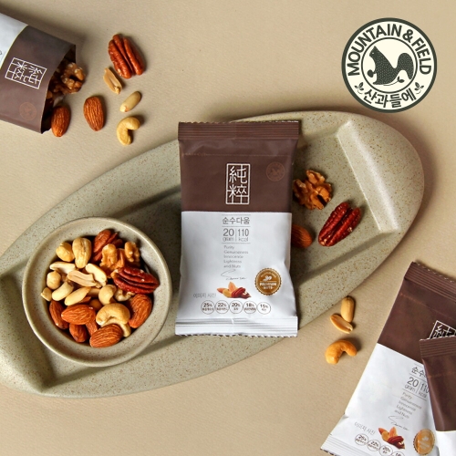 산과들에 하루견과 순수다움 20g (100개)