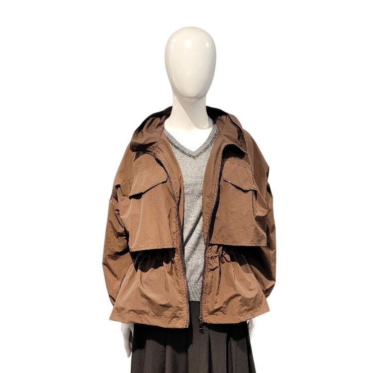 페이지플린 이중가슴덮개 스트링 집업점퍼F5CJP006A