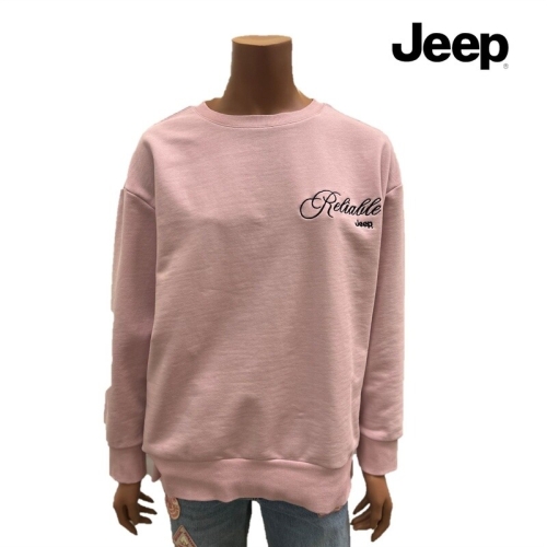 JEEP R1815 뒷면 레터링 루즈핏 맨투맨 티셔츠 R1TSF815DT_이미지