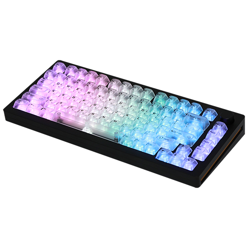 PC 투명 실크인쇄 한영 키캡 165키 클리어