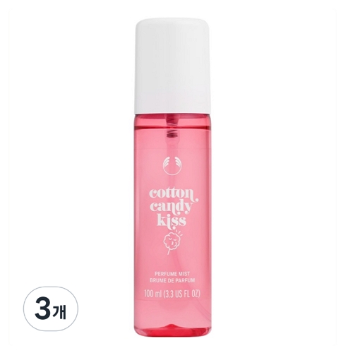 더바디샵 스윗온유 코튼 캔디 키스 퍼퓸 미스트 100ml (3개)_이미지