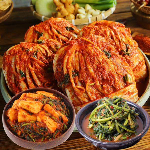 땅끝마을쌍둥이네김치 포기김치 9kg + 총각김치 2kg + 보리열무김치 1kg이미지입니다. 누르면 해당 게시물로 새창이동합니다.