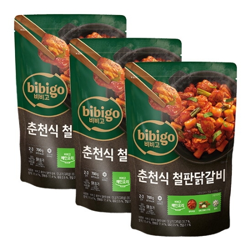 CJ제일제당 비비고 춘천식 철판닭갈비 700g (3개)_이미지