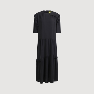 럭키슈에뜨 앞 뒤 주름 앤 셔링 롱 원피스 LQDAM25200BKX이미지입니다. 누르면 해당 게시물로 새창이동합니다.