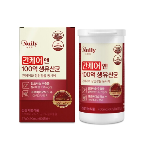 간케어 앤 100억 생유산균 60캡슐