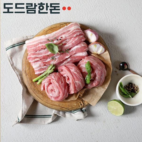 도드람푸드 도드람한돈 냉장 칼집 삼겹살+등심꽃살 1kg이미지입니다. 누르면 해당 게시물로 새창이동합니다.