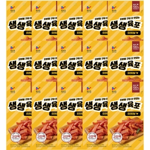 목우촌 생생 닭가슴살 육포 오리지널 30g (15개)_이미지