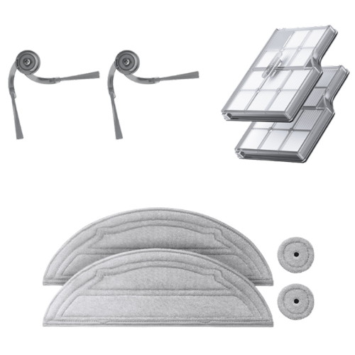 로보락 S9 MaxV Ultra 전용 물걸레+사이드브러쉬+필터 소모품 3종 세트