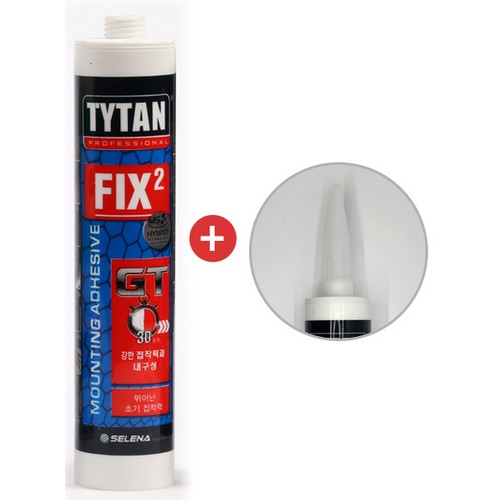 누리켐 초속경 실리콘 TYTAN FIX2 GT 290ml + 전용노즐 (1세트)_이미지