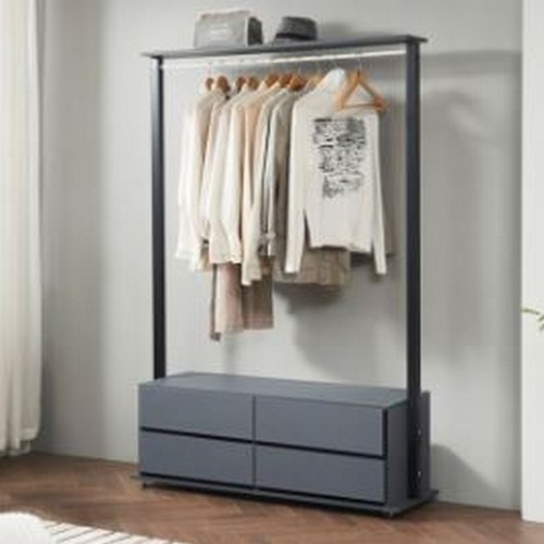 아름이와다움이 아이린 1870 2단서랍 롱드레스룸 행거 1200