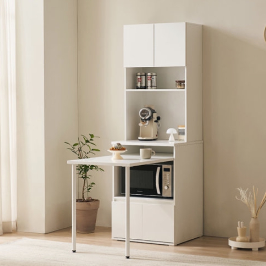 삼익가구 더쿡 키큰 오픈형 렌지대 주방수납장+식탁+카페장 600이미지입니다. 누르면 해당 게시물로 새창이동합니다.